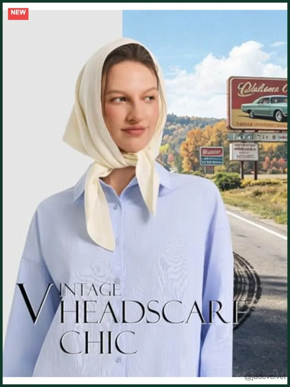 Knit Triangle Scarf Lightweight Headscarf Boho Bandana